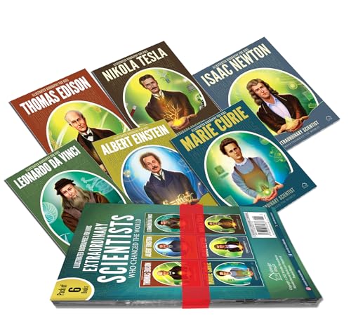 Image of Illustrated Biography for Kids: Extraordinary Scientists who Changed the World: Set of 6 Books