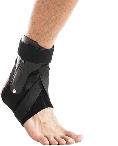 Tobillera de compresión estabilizador de tobillo con férula para niños y adultos, correas ajustables, soporte de tobillo, protector de pie para Tobillera de compresión estabilizador de tobillo con férula para niños y adultos, correas ajustables, soporte de tobillo, protector de pie para