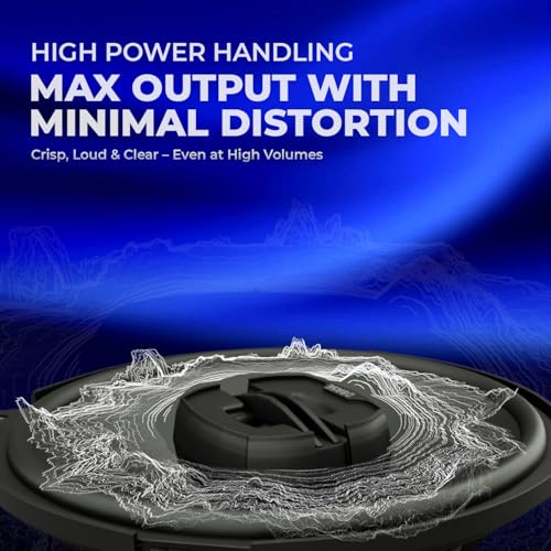 Image of BASSOHOLIC 4 inch (10.1cm) Two-Way Coaxial Car Speakers | Powerful 90dB Audio Output | 25mm Tweeter | 4 Ohm Impedance | Universal Car Fit | Premium Build Quality | High Bass Performance | 1-Year Warranty