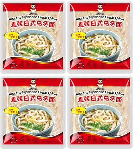 Wai Wai - MAI WA Udon Noodles - 1 X 200 GR (Paquete de 4)