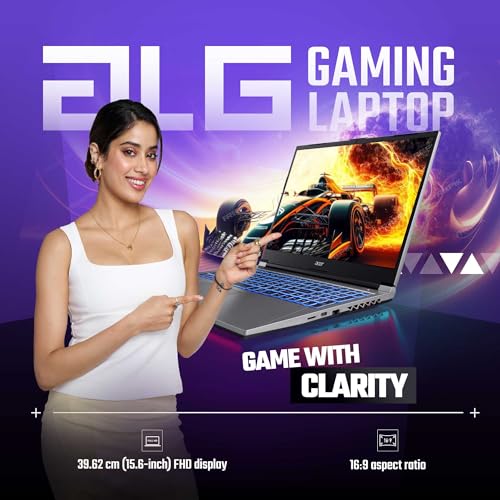 Image of acer ALG,Intel Core i5-12th Gen 12450H Processor, NVIDIA GeForce RTX 2050-4GB(16GB /512GB) FHD, 15.6 inch /39.62cm, 144Hz, Windows 11 Home, Steel Gray, 1.99KG, AL15G-52, Premium Metal Body Gaming Laptop