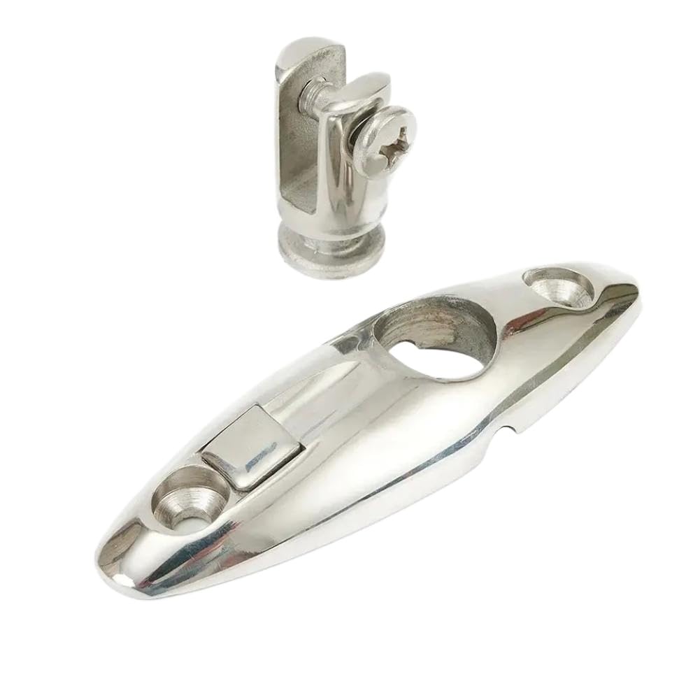 T316 Stainless Steel Quick Release Boat Deck Hinge Compatible with Marine Bimini Canopy