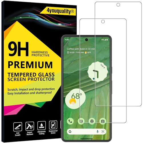 4youquality Screen Protector for Google Pixel 7 (6.3-Inch) Tempered Glass Film 2-Pack [LifetimeSupport][Impact-Resistant][Anti-Scratch]