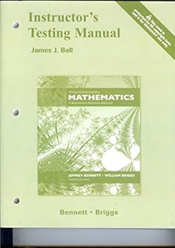 Paperback Instructor Testing Manual to Using and Understanding Mathematics : A Quantitative Reasoning Approach Book
