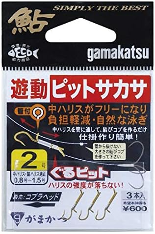 Gamakatsu Rose Play Pit Sakasa (Gold)