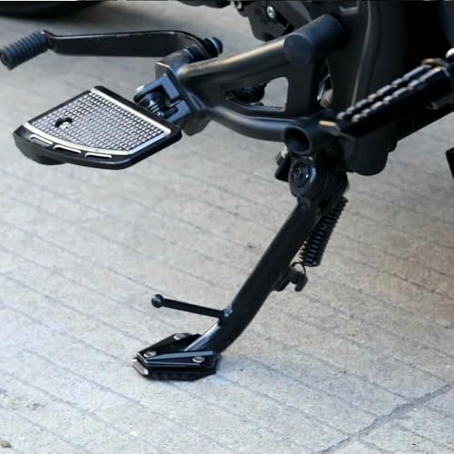 Image of Motorcycle Kickstand Fit For Rebel300 Rebel500 CMX300 CMX500 2021 2022 2023 2024 FootSide Enlarge Plate Rebel CMX 300 500 Side Stand sideStand Accessories(Black)