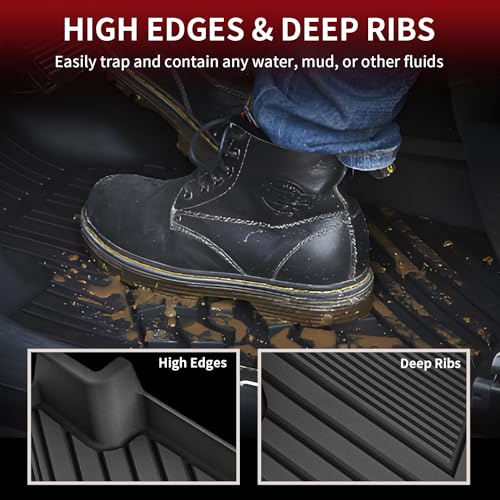 Image of LASFIT Floor Mats for Volkswagen VW Tiguan 2018-2024, 5-Seat
