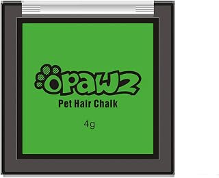 OPAWZ Pet Hair Chalk, Temporary Dog Hair Dye, Washable Pet Hair Dye, Pet Safe Dye for Creative Grooming (Green)