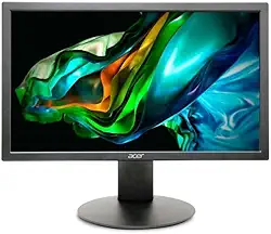 Monitor LED 19.5' Acer E200Q, 6ms, 75Hz, VGA, HDMI, VESA - Preto