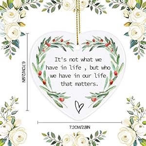 Friendship ornaments christmas birthday gifts for women home decor  urban country home decor