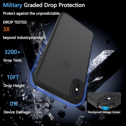 Image of iPhone Xs Max Case,Translucent Matte(Black)