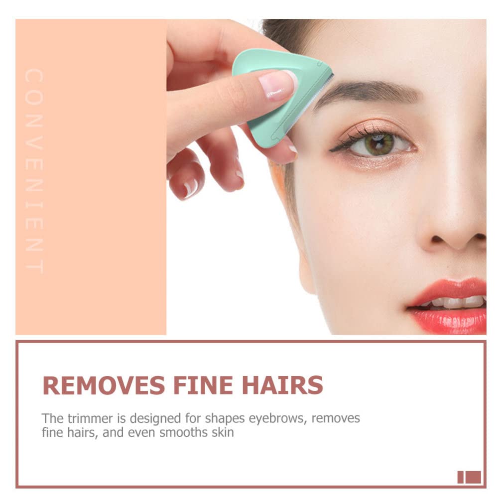 minkissy Eyebrow Hair Remover Brow Razor Portable Trimmer Makeup Tool Stainless Steel Eyebrow Shaver Travel Essential