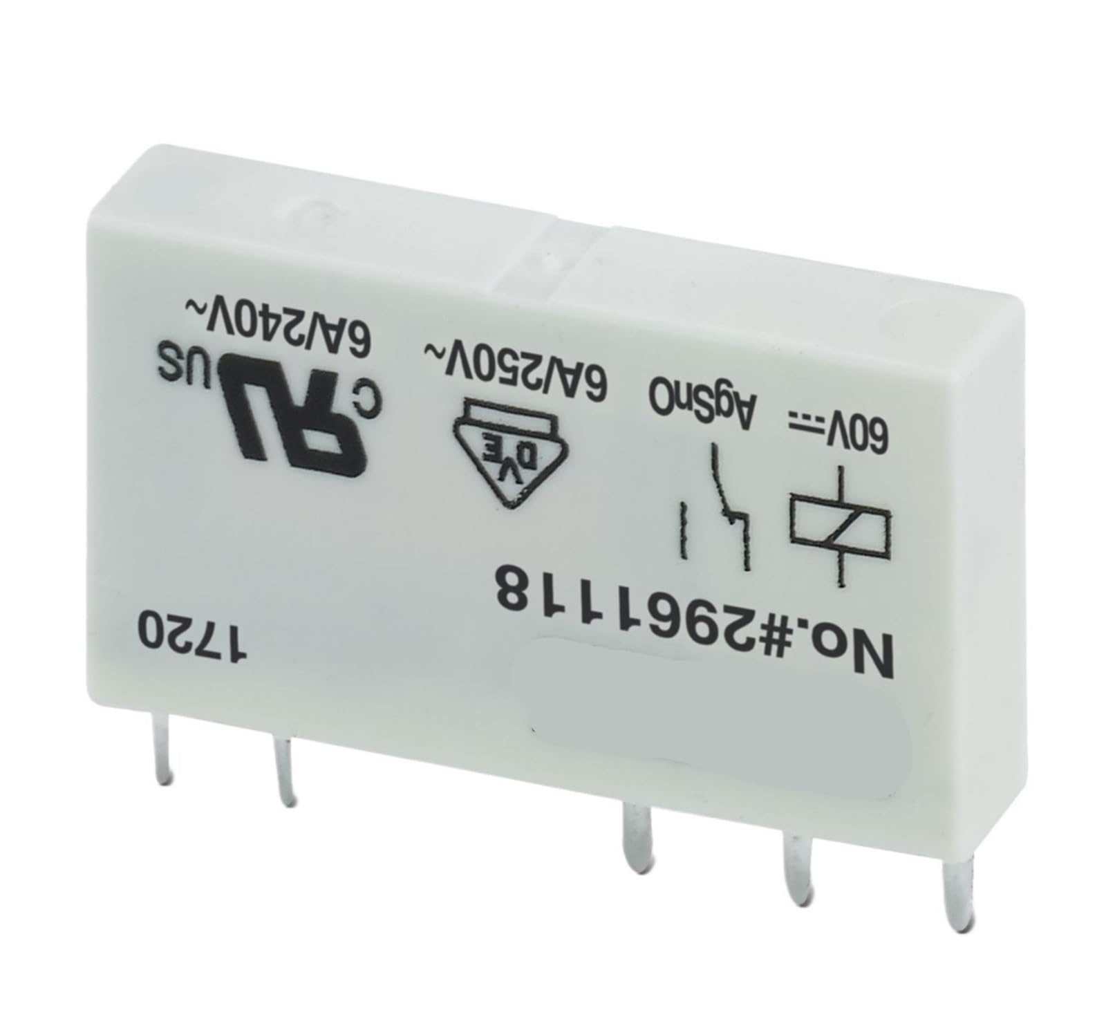 NACODLUL 2961118 REL-MR-60DC/21 Single Relay