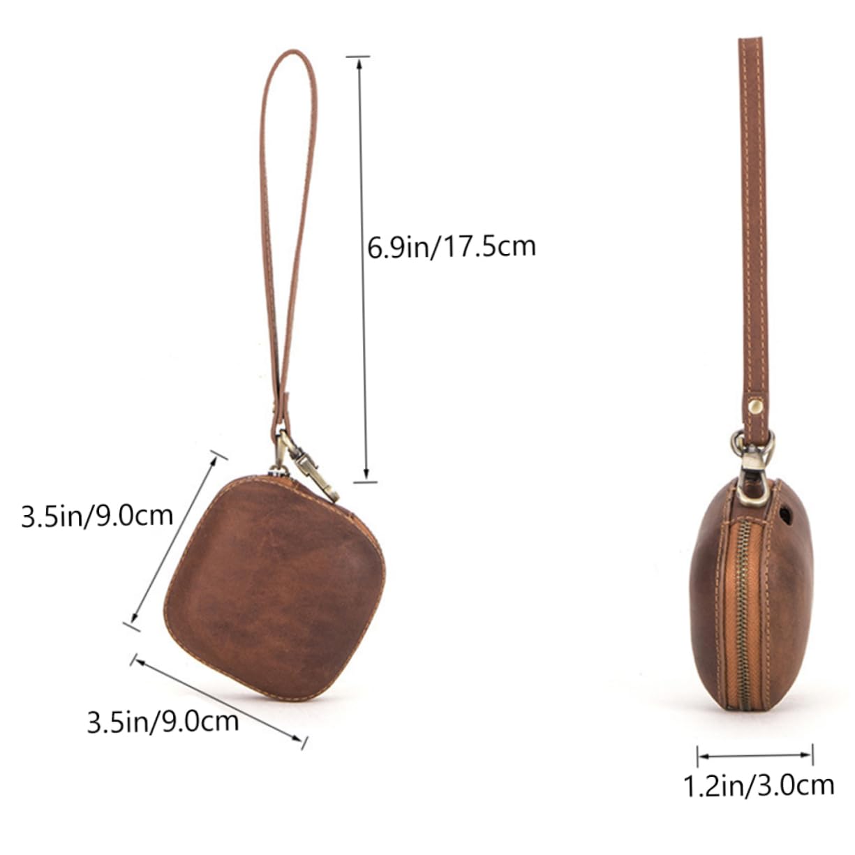 Homoyoyo Estuche para Auriculares De Cuero Funda Protectora Compatible Auriculares Profesionales para Viajar y Almacenamiento Seguro