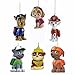 Kurt Adler Paw Patrol Blow Mold Ornament Complete Set of 6,Multi