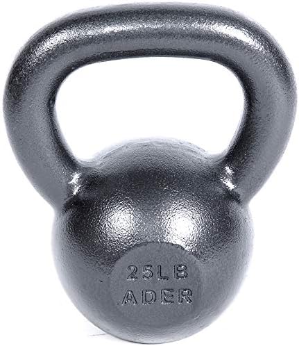 Miniatura 4 de Ader Sporting Goods Premier - Juego de pesas rusas (5, 15, 25, 35, 45, 55 libras) con DVD y pelota de tiza para gimnasio