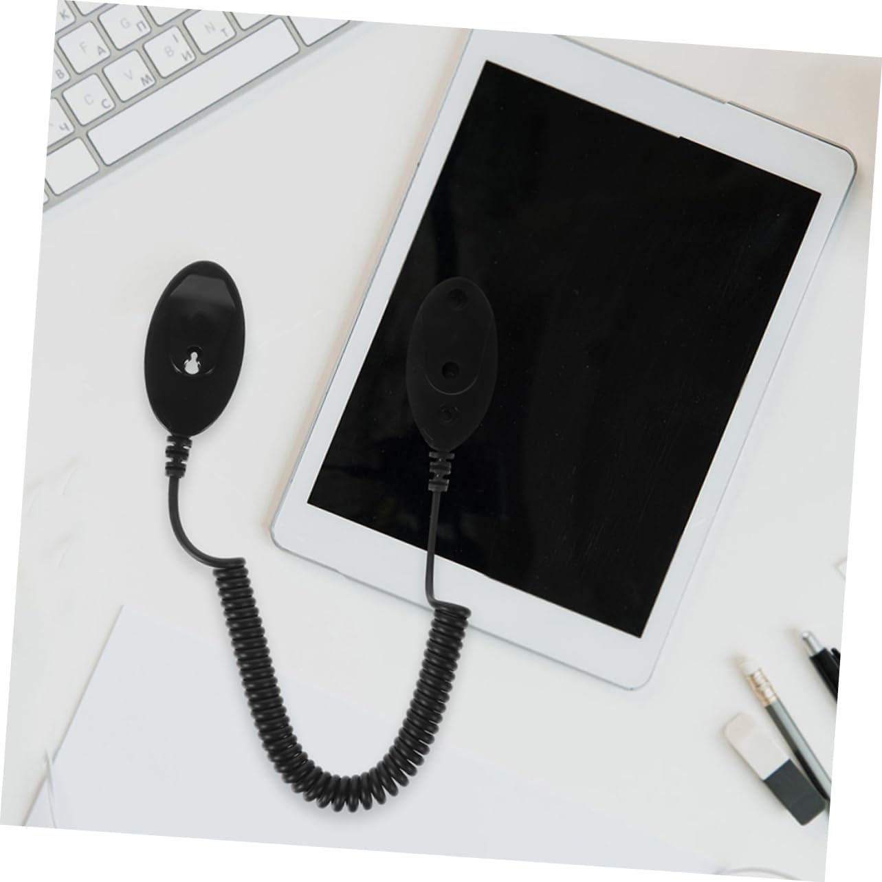 4pcs Phone and Tablet Tether with Adhesive Hook Retractable Remote Control -lost Cable for Gaming Controllers and Devices Design for Home School and Restaurant Use