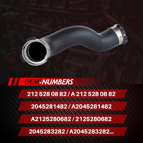 Merautop SJ Turboschlauch Ladeluftschlauch Ersatz für C-Klasse C204 S204 W204 CLS C218 X218 E-Klasse A207 C207 S212 W212 Autozubehör Teil# 2045281482 2125280682