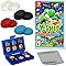 Yoshi's Crafted World for Nintendo Switch (US Version), with PremGear Thumb Grips (8 pack - Black, Blue, Red & Clear), 24 Slot Game Card Holder & Cleaning Cloth