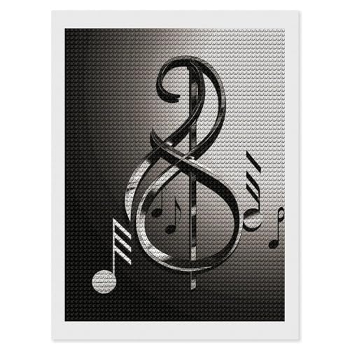 Peinture diamant 5D kit musique à offrir - Cadeau loisir créatif adulte et débutant