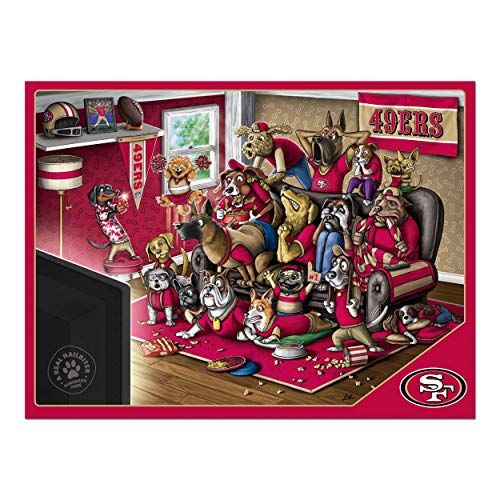 Image of YouTheFan NFL Purebred Fans 500pc Puzzle - A Real Nailbiter