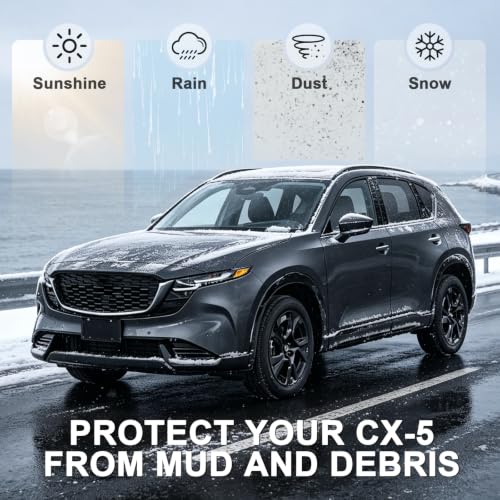 Image of Muslogy Mud Flaps Splash Guards for 2026 2027 Mazda CX5 CX-5 Accessories