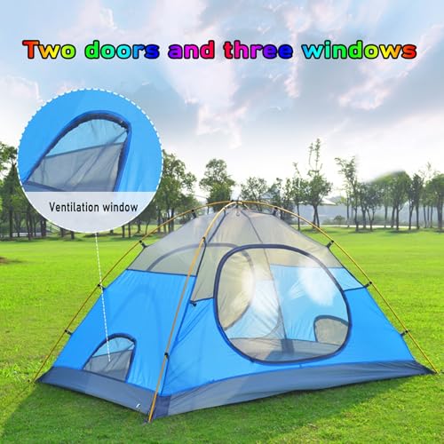 Carpa de Camping para 1 Persona, Impermeable, 4 Estaciones miniatura 4