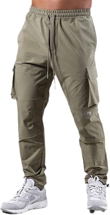 Amazon.com: Pantalones cargo para hombre para correr, pantalones deportivos  finos para gimnasio, fitness, entrenamiento : Ropa, Zapatos y Joyería