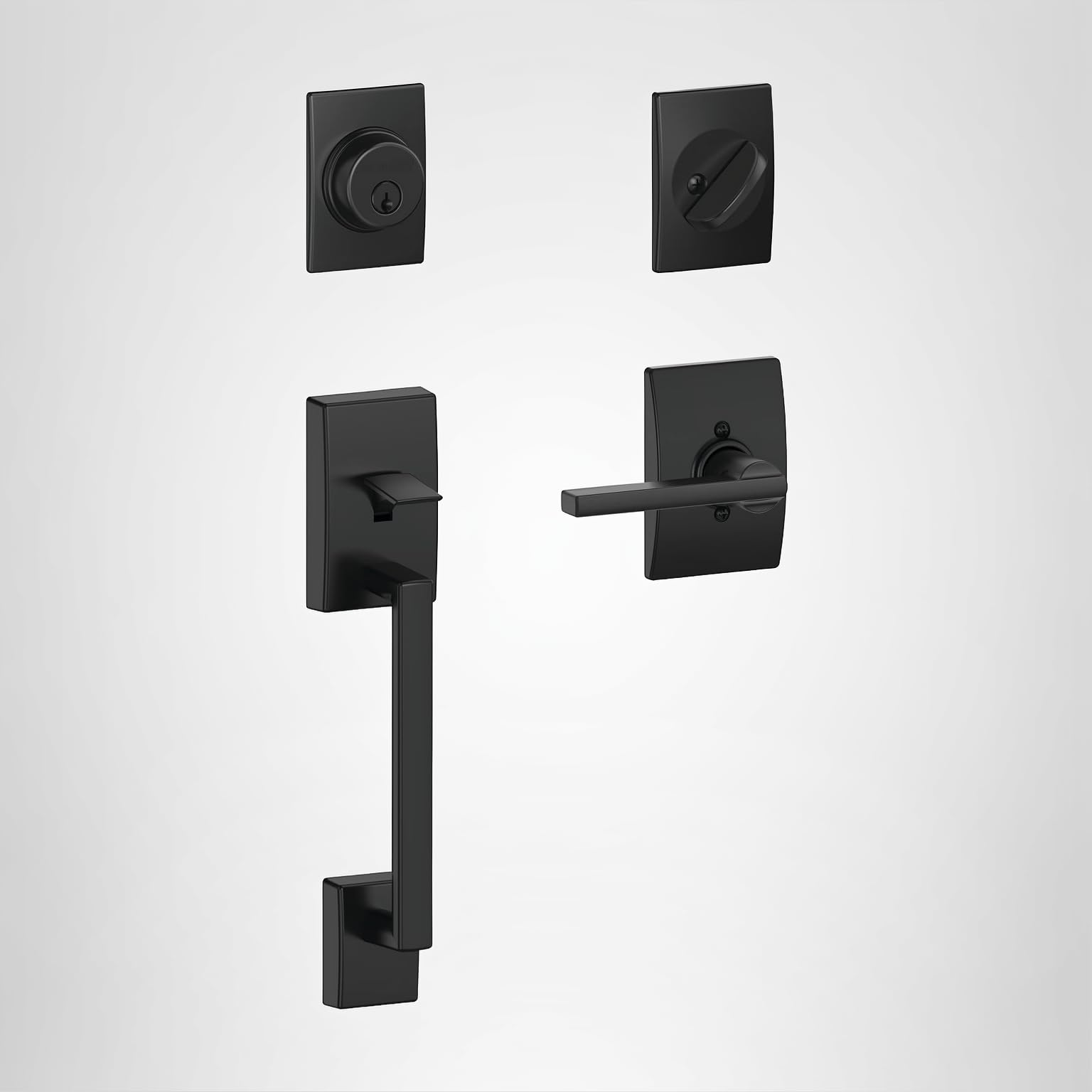 Schlage F60 CEN 622 LAT CEN Century Front Entry Handleset with