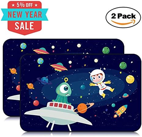 Cykelar Space Pattern Car Window Sunshade, 19.7"x31.5" Large Car Rear Window Screen Shade Protector for Baby Kids Pet- Heat+UV Protection Side Window Shade, Easy Installation(2 Packs)