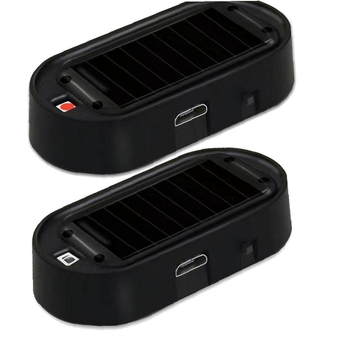 2PCS Allarme Antifurto Auto LED Solare - Luci Lampeggianti Con Ricarica USB Per Parabrezza - Foto 13