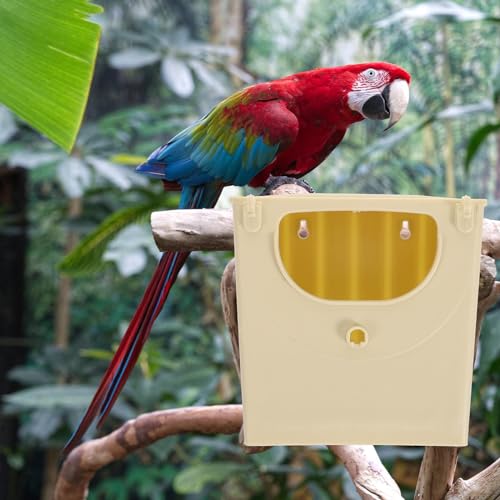 Image of Balacoo 12 Pcs Plastic Bird Nest Box, Bird Breeding Box with Hooks for Birdcage Hanging - Squirrel Nesting House for Finch, Parrot, Budgie, Parakeets Cockatiels - Parrot Supplies | Professional Parakeet Breeding House with Perch, Hanging Nesting House for Finch, Parrot, Budgie, Cockatiels, Easy to Install