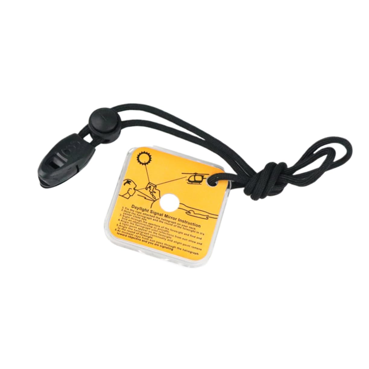 NULYLU Outdoor Retroreflector Field Reflector Mirrors Marine Reverse Mirror Reflective Mirror Sunny Day Outdoor Accessories Survival Mirror Small Mirror Clear Weather Signal Mirror Orange