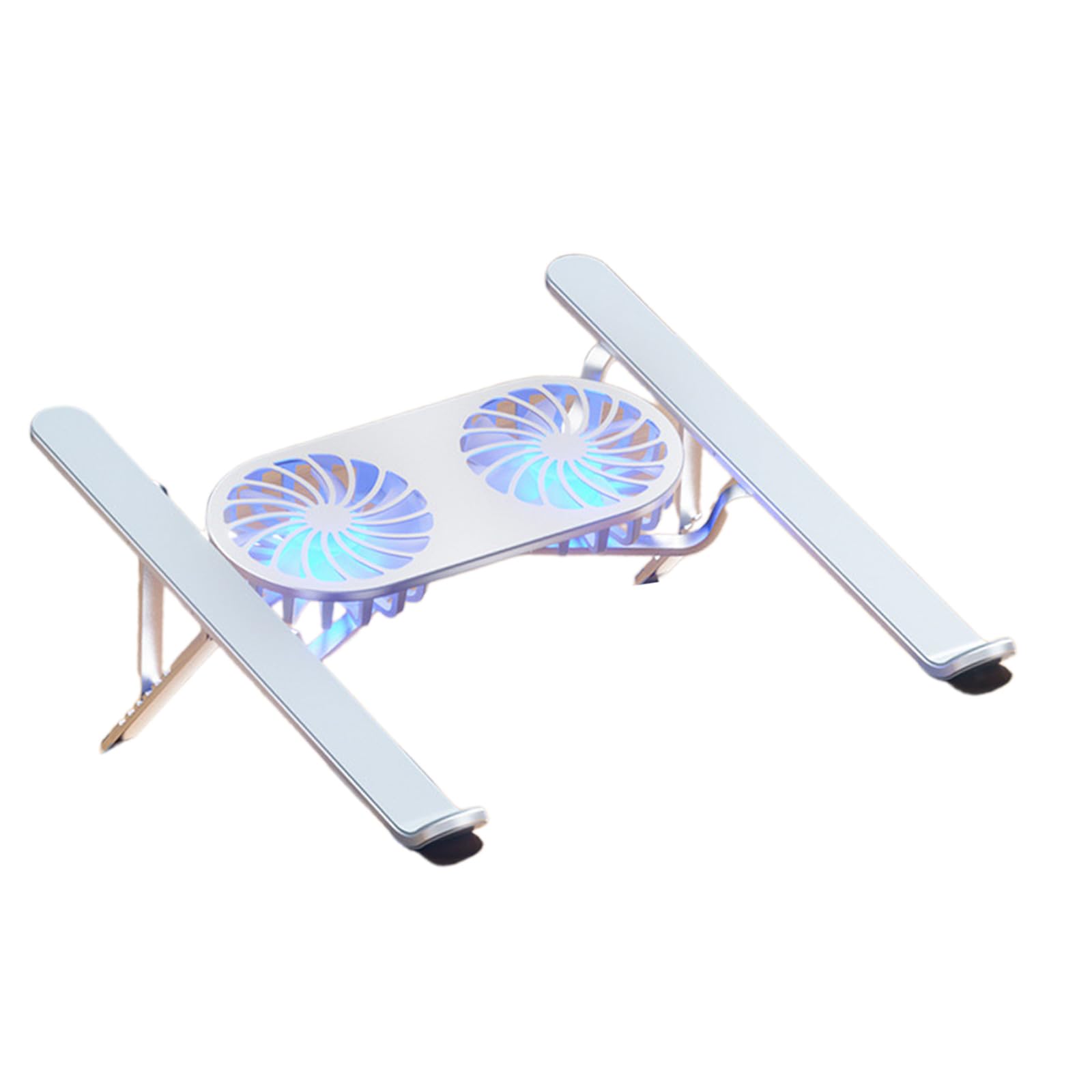 Supporto regolabile in alluminio per computer portatile con ventola di raffreddamento, per notebook da 13 a 21 pollici, raffreddamento efficace del calore