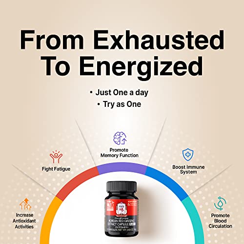 CheongKwanJang-Korean-Red-Ginseng-Extract-Capsules-Plus-All-in-1-Focus-Pills-for-Men-Women-Natural-Energy-SupplementsCirculation-Immune-Support-Brain-Booster-30-Capsules