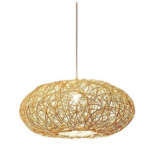 Suspension en corde de chanvre E27 pour salon de thé et chambre style pastoral