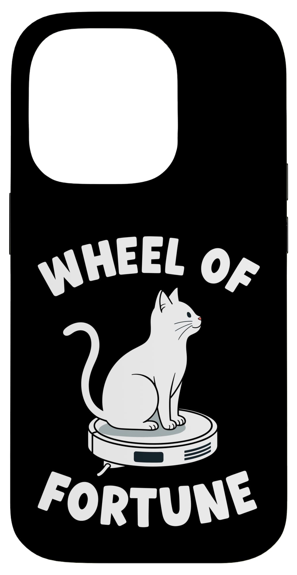 Wheel Of Fortune Cat ジョーク ロボット 掃除機 猫 スマホケース iPhone 14 Pro 用