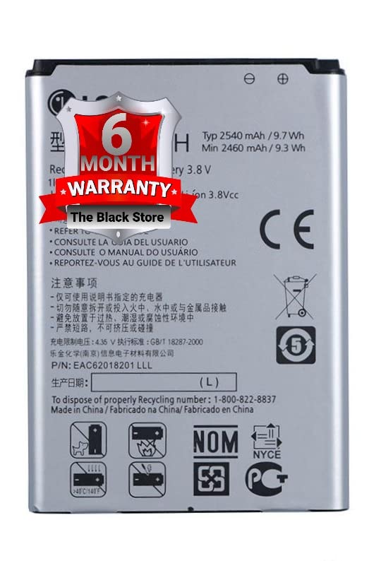Image of Original Replacement Part for LG Magna, L Prime, L Bello, G3s, G3 Beat, L90, L80 Dual, L80, L90 Dual Replacement Part Model BL54SH (2540mAh) with 6 Months Warranty