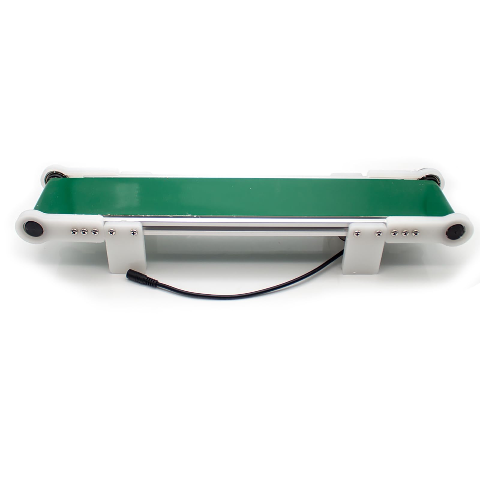 Cinta Transportadora De Escritorio, Carril De Carga Transportador Pequeño De 10 * 100 CM con Contador Automático, Velocidad Ajustable De 1,8-7,6 Cm/s, Velocidad De Rotación: 116 RPM