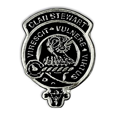 Scots Highland Stewart Clan Crest Mini Badge