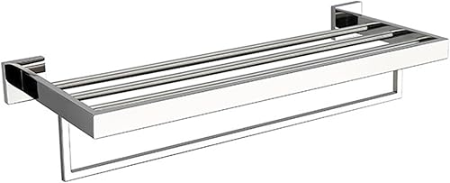 Towel Racks for Bathroom, Towel Rack Wall Mounted with Tower Bars, Stainless Steel Bathroom Shelf, Hand Towel Holder for Bathroom Wall, Bathroom