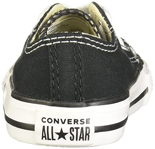 Converse Kids' Chuck Taylor All Star Canvas Low Top Sneaker, Black, 8 M US Toddler3