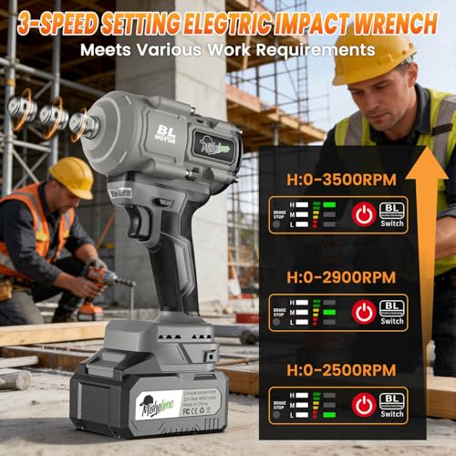 Mishelone 1500N.m Impact Wrench