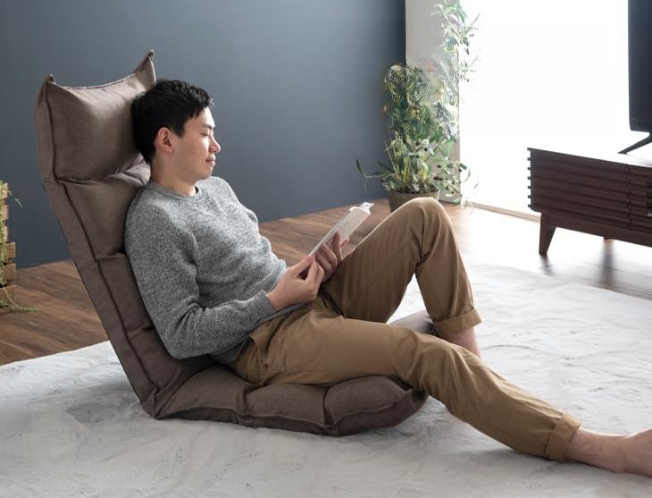 Amazon｜スーパーハイバック 座椅子 低反発 ハイバック リクライニング