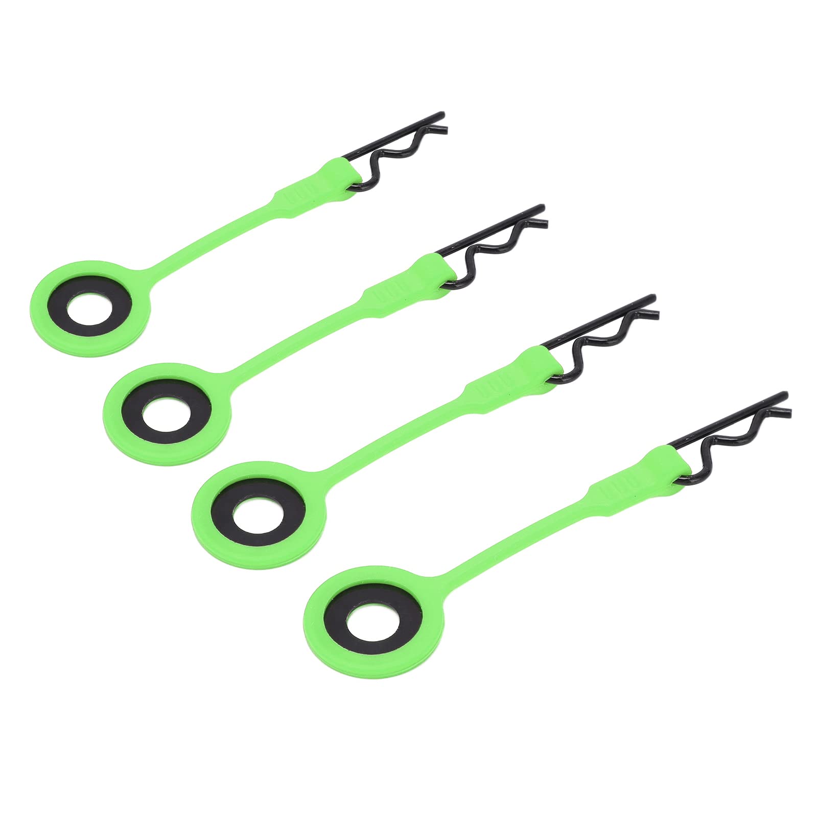 RASTKY RC Body Clips Pins for 1/10 Model Car -RC Car Body RetainerClips - 4PCS (Green)