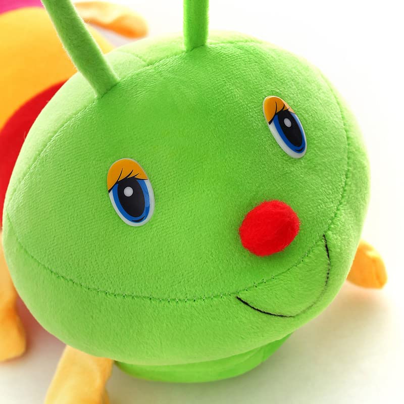 Kawaii Colorato Bruco Peluche Giocattolo Carino Realistico Caterpillar Cuscino Animali di Peluche Bambola per Bambini Natale Regalo di Compleanno 150 cm Bruco