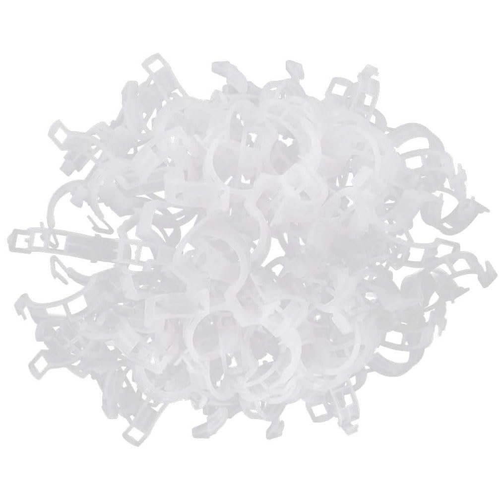 100PCS Tomato Clips Garden Plant Clips Plant Supports for Garden Tomato Plant Support Plant Support Clips for Fixing Tomatoes Cucumbers
