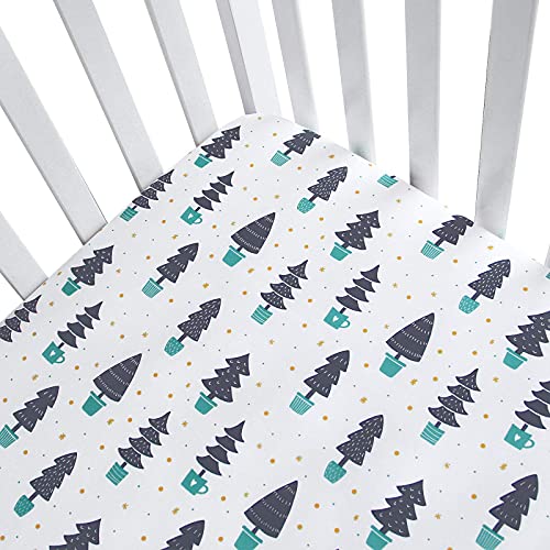 Woodland Crib Sheets for Baby Boy, Baby Crib Sheets