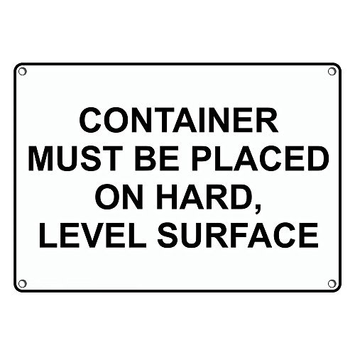 Amazon.com: Weatherproof Plastic Container Must Be Placed On Hard ...