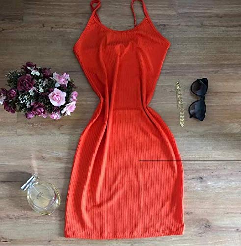 Vestidos Canelados kit com 6 Pças (Único P/M, Variadas)